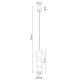 Kubbe Średnia R lampa wisząca 1xGU10 naturalne drewno SL.2028