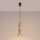 Kubbe Średnia S lampa wisząca 1xGU10 naturalne drewno SL.2031
