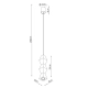 Kubbe Średnia S lampa wisząca 1xGU10 naturalne drewno SL.2031