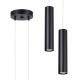 Lagos 2P lampa wisząca 2xGU10 czarna SL.1869 Sollux Lighting