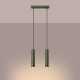 Lagos 2 lampa wisząca 2xGU10 zielona oliwka SL.1485