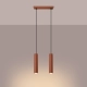 Lagos 2 lampa wisząca 2xGU10 ochra czerwona SL.1490