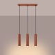 Lagos 3L lampa wisząca 3xGU10 ochra czerwona SL.1491