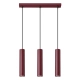 Lagos 3L lampa wisząca 3xGU10 burgund SL.2082 Sollux Lighting