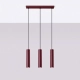 Lagos 3L lampa wisząca 3xGU10 burgund SL.2082