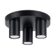 Lagos 3P lampa sufitowa 3xGU10 czarna SL.1466 Sollux Lighting