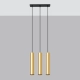 Lagos 3 lampa wisząca 3xGU10 złoty połysk SL.1201