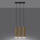 Lagos 3 lampa wisząca 3xGU10 złoty połysk SL.1201