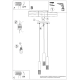 Lami 3P lampa wisząca 3xGU10 biały SL.1689