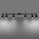 Lemmi 6L lampa sufitowa 6xGU10 czarna SL.1169