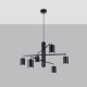 Lemmi 6 lampa wisząca 6xGU10 czarna SL.1207