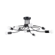 Levar 8 lampa wisząca 8xE27 czarna SL.1457 Sollux Lighting