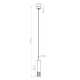 Liro 1 lampa wisząca 1xGU10 biały SL.1691