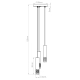 Liro 3P lampa wisząca 3xGU10 biały SL.1694