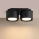 Modo 2 lampa sufitowa 2xGx53 czarna SL.2439