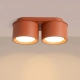 Modo 2 lampa sufitowa 2xGx53 ochra czerwona SL.2451