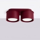 Modo 2 lampa sufitowa 2xGx53 burgund SL.2455