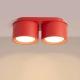 Modo 2 lampa sufitowa 2xGx53 czerwona SL.2479