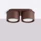 Modo 2 lampa sufitowa 2xGx53 brązowa SL.2483