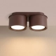 Modo 2 lampa sufitowa 2xGx53 brązowa SL.2483