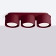 Modo 3 lampa sufitowa 3xGx53 burgund SL.2456