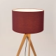 Natt lampa podłogowa 1xE27 burgund SL.1907