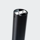Nero 22,5 lampa sufitowa 1xGU10 czarna, chrom SL.1409