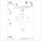Nero 22,5 lampa sufitowa 1xGU10 czarna, chrom SL.1409