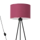 Nevia lampa podłogowa 1xE27 burgund SL.1856 Sollux Lighting