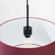 Nevia lampa wisząca 1xE27 burgund SL.1852
