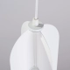 Nicus 1 lampa wisząca 1xE27 biała SL.1360