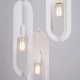 Nicus 3P lampa wisząca 3xE27 biała SL.1361