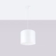 Nova 30 lampa wisząca 1xE27 biała SL.1403
