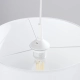 Nova 30 lampa wisząca 1xE27 biała SL.1403