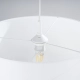 Nova 40 lampa wisząca 1xE27 biała SL.1404