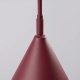 Nox 1 kinkiet 1xE14 burgund z włącznikiem SL.2498