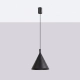 Nox 25 lampa wisząca 1xE27 czarna SL.2522
