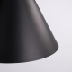 Nox 25 lampa wisząca 1xE27 czarna SL.2522