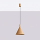 Nox 25 lampa wisząca 1xE27 złota SL.2523
