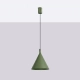 Nox 25 lampa wisząca 1xE27 zielona oliwka SL.2525