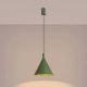 Nox 25 lampa wisząca 1xE27 zielona oliwka SL.2525