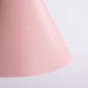 Nox 25 lampa wisząca 1xE27 różowa SL.2530