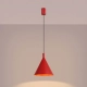 Nox 25 lampa wisząca 1xE27 czerwona SL.2533