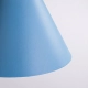 Nox 25 lampa wisząca 1xE27 błękitna SL.2535