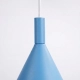 Nox 25 lampa wisząca 1xE27 błękitna SL.2535