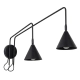 Nox 2 kinkiet 2xE14 czarny z włącznikiem SL.2507 Sollux Lighting