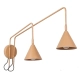 Nox 2 kinkiet 2xE14 złoty z włącznikiem SL.2508 Sollux Lighting