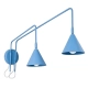 Nox 2 kinkiet 2xE14 błękitny z włącznikiem SL.2520 Sollux Lighting