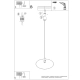 Nox 40 lampa wisząca 1xE27 ultramaryna SL.2544