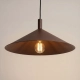 Nox 40 lampa wisząca 1xE27 brązowa SL.2549